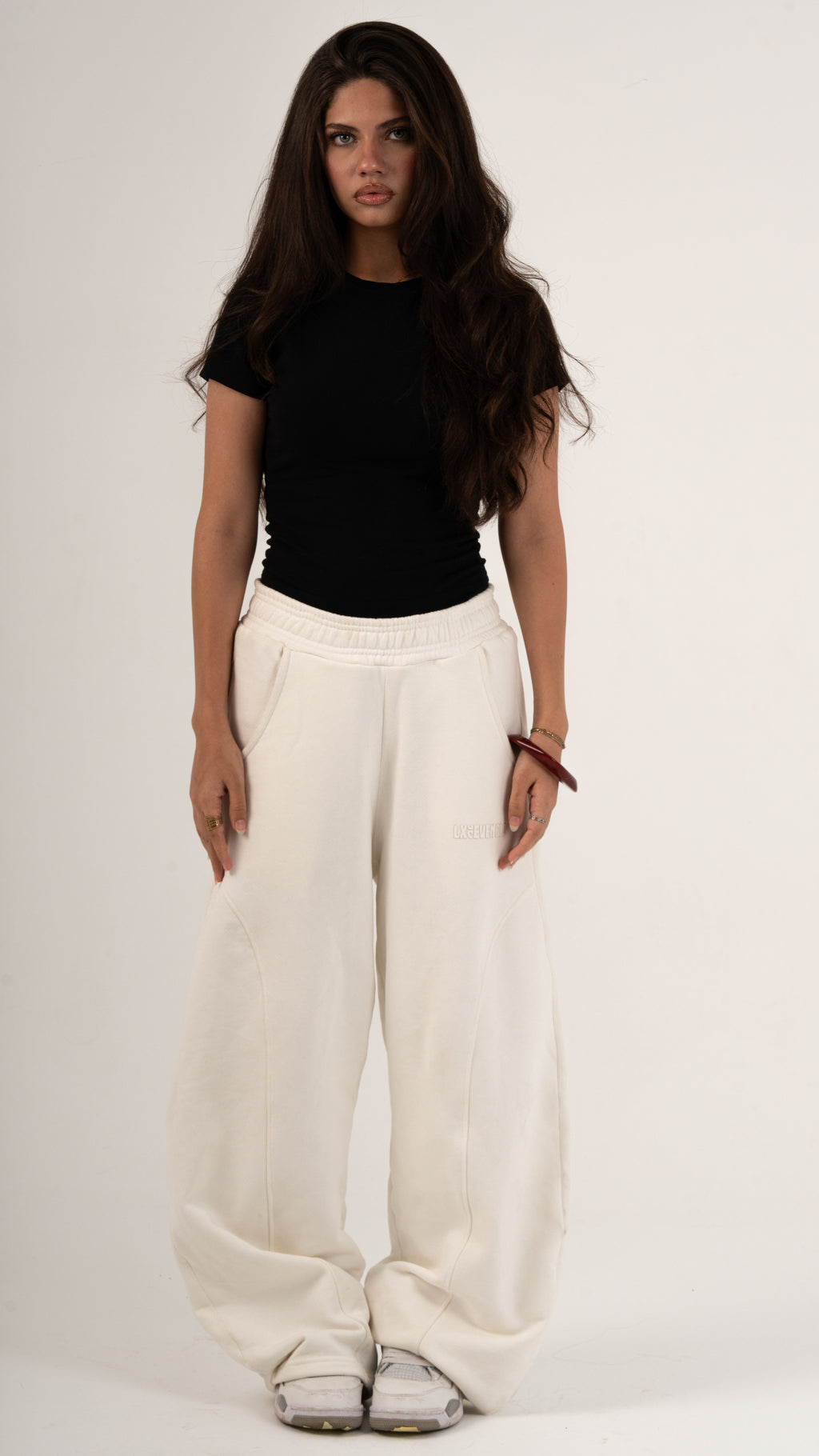 THE WHITE HEATWAVE SWEATPANTS