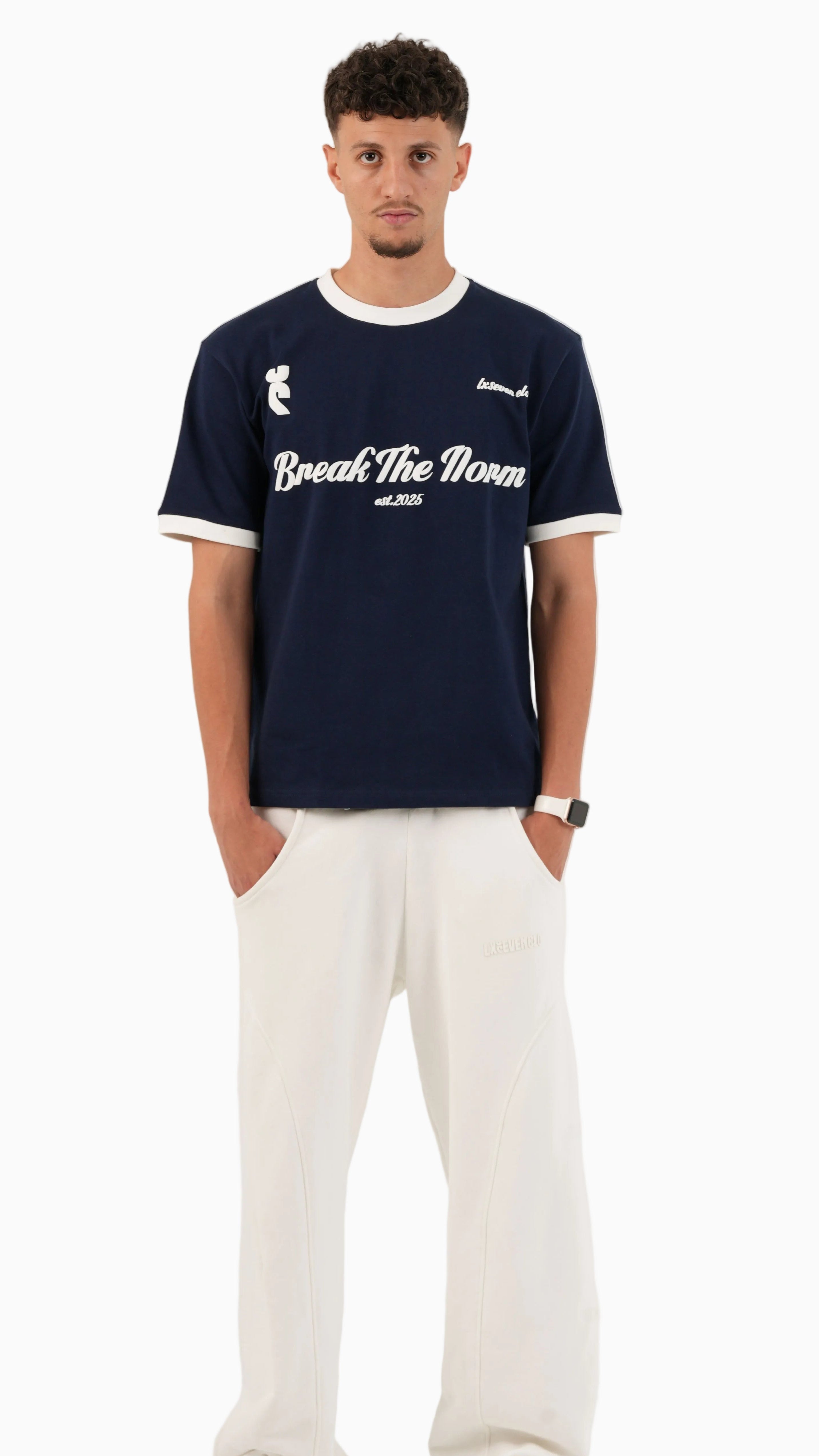 BREAK THE NORM RINGER T-SHIRT