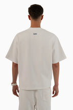THE WHITE X BLUE SCORCHED T-SHIRT