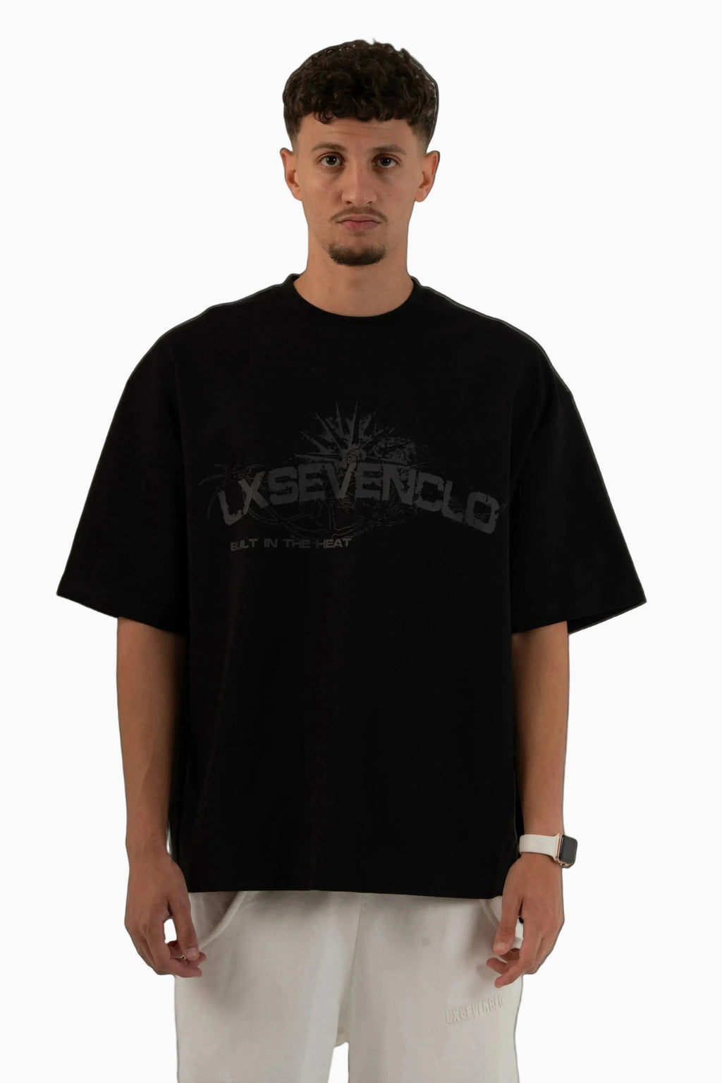 THE BLACK SCORCHED T-SHIRT