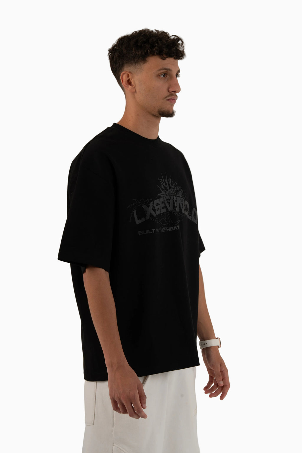 THE BLACK SCORCHED T-SHIRT