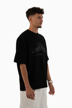 THE BLACK SCORCHED T-SHIRT