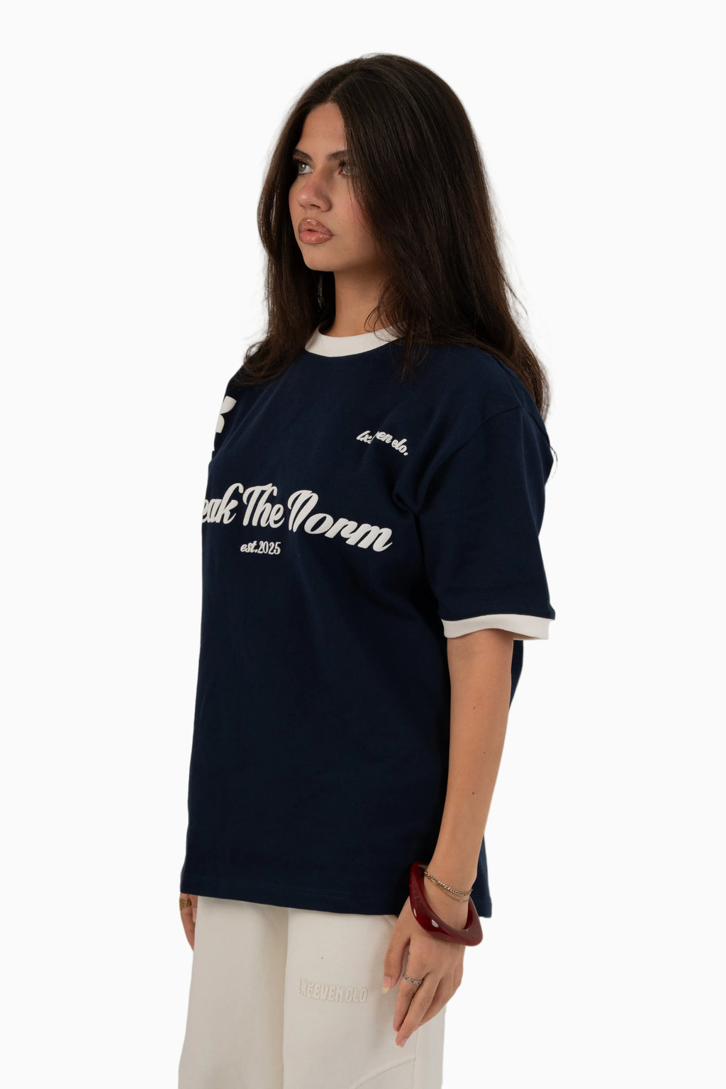 BREAK THE NORM RINGER T-SHIRT