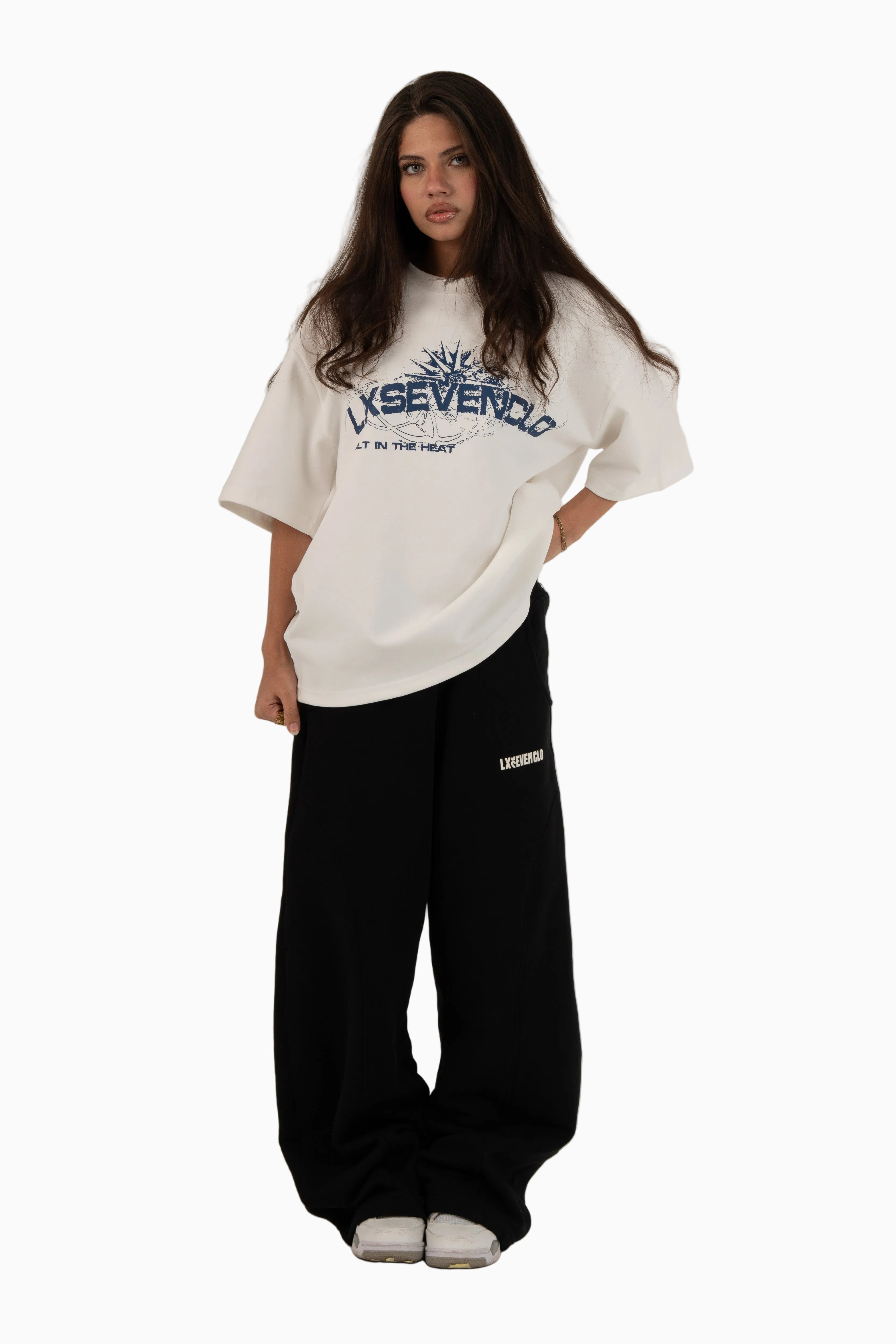 THE WHITE X BLUE SCORCHED T-SHIRT