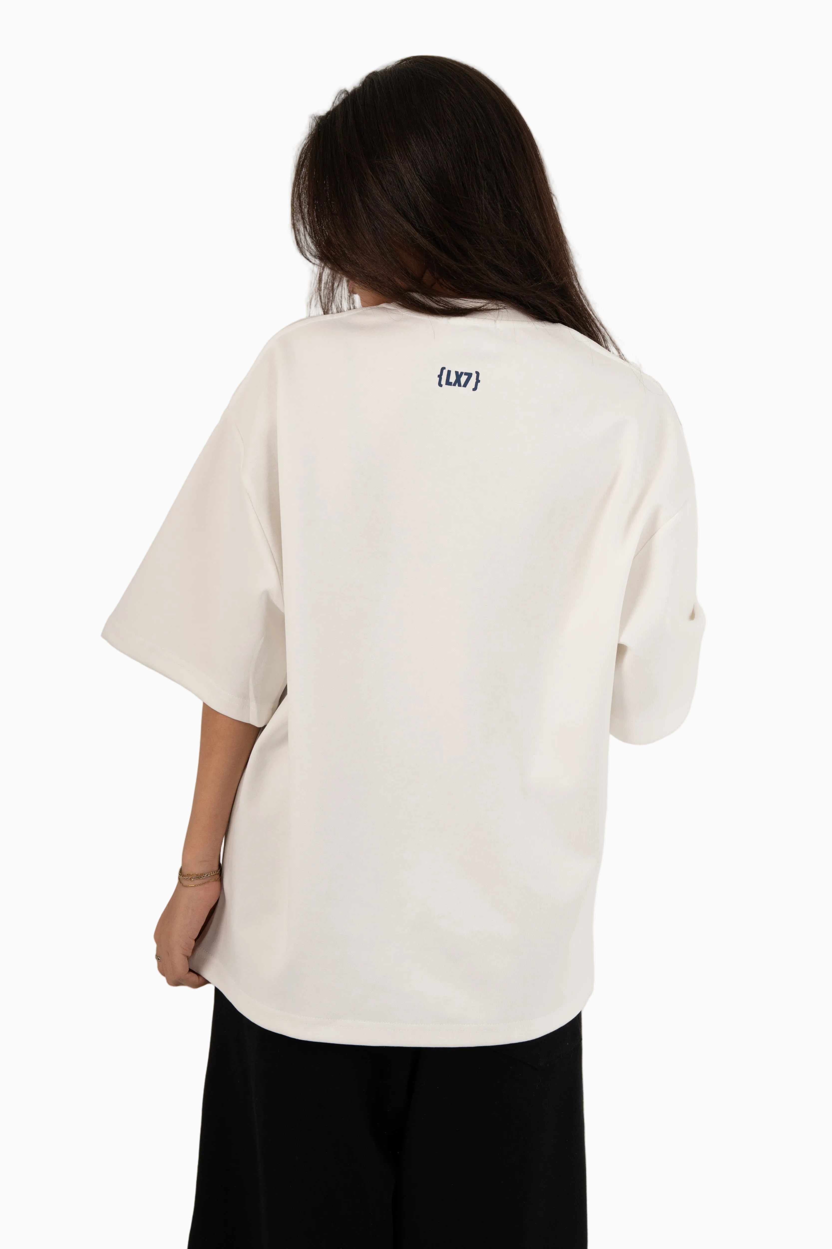 THE WHITE X BLUE SCORCHED T-SHIRT