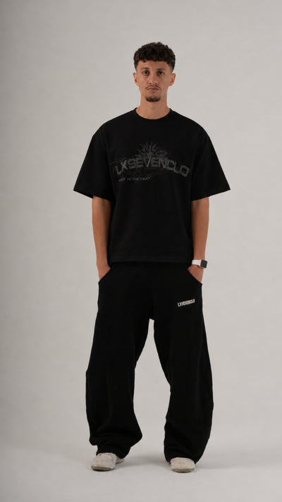 THE BLACK SCORCHED T-SHIRT